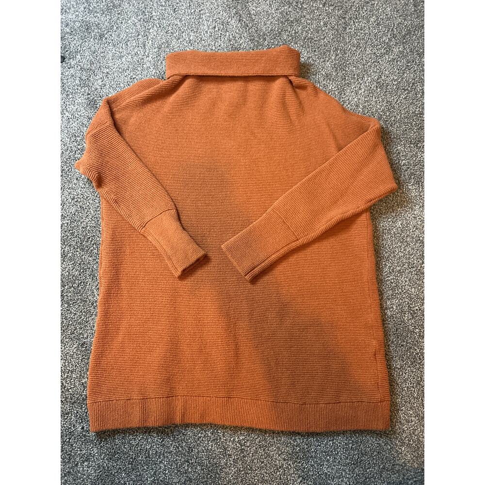Free People Sweater Womens Small Turtleneck Ottoman Slouchy Oversized Rib Knit